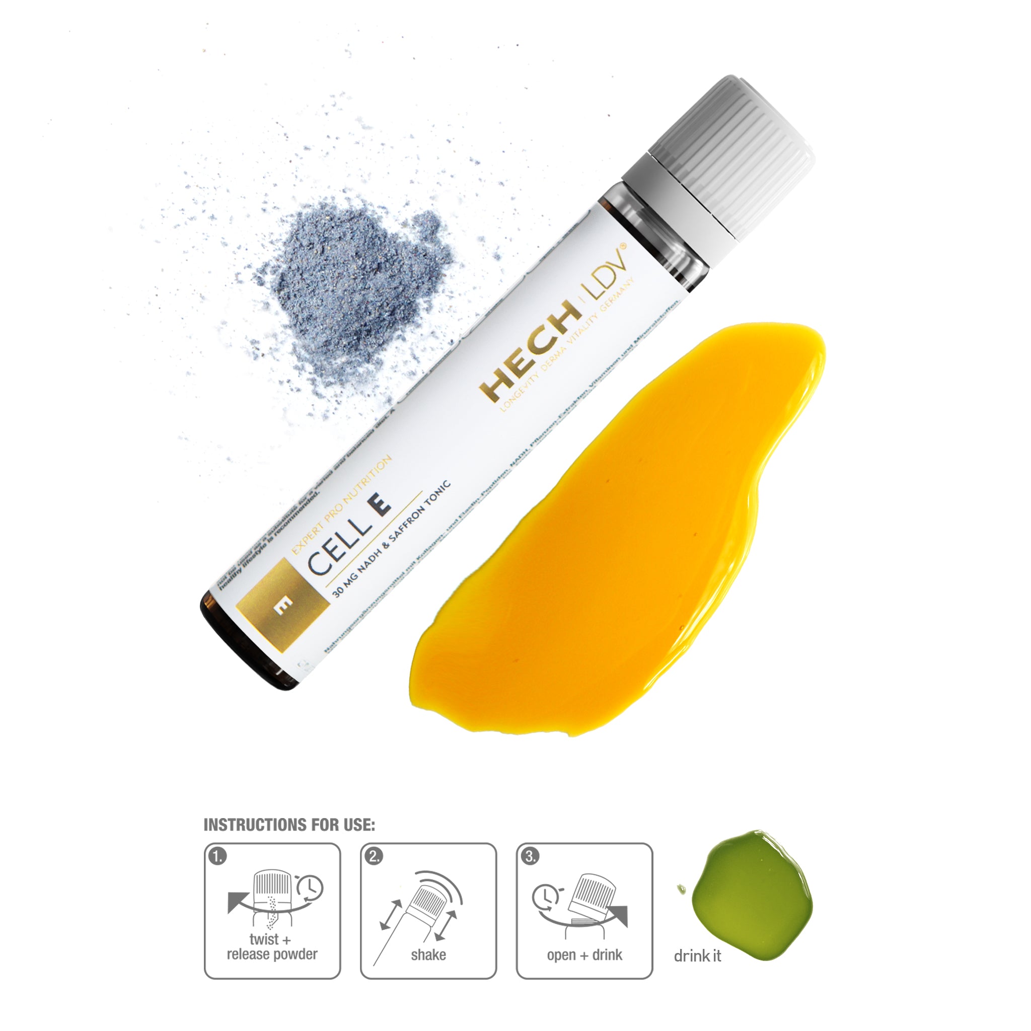 HECH|LDV® CELL E <p> 21 Ampoules