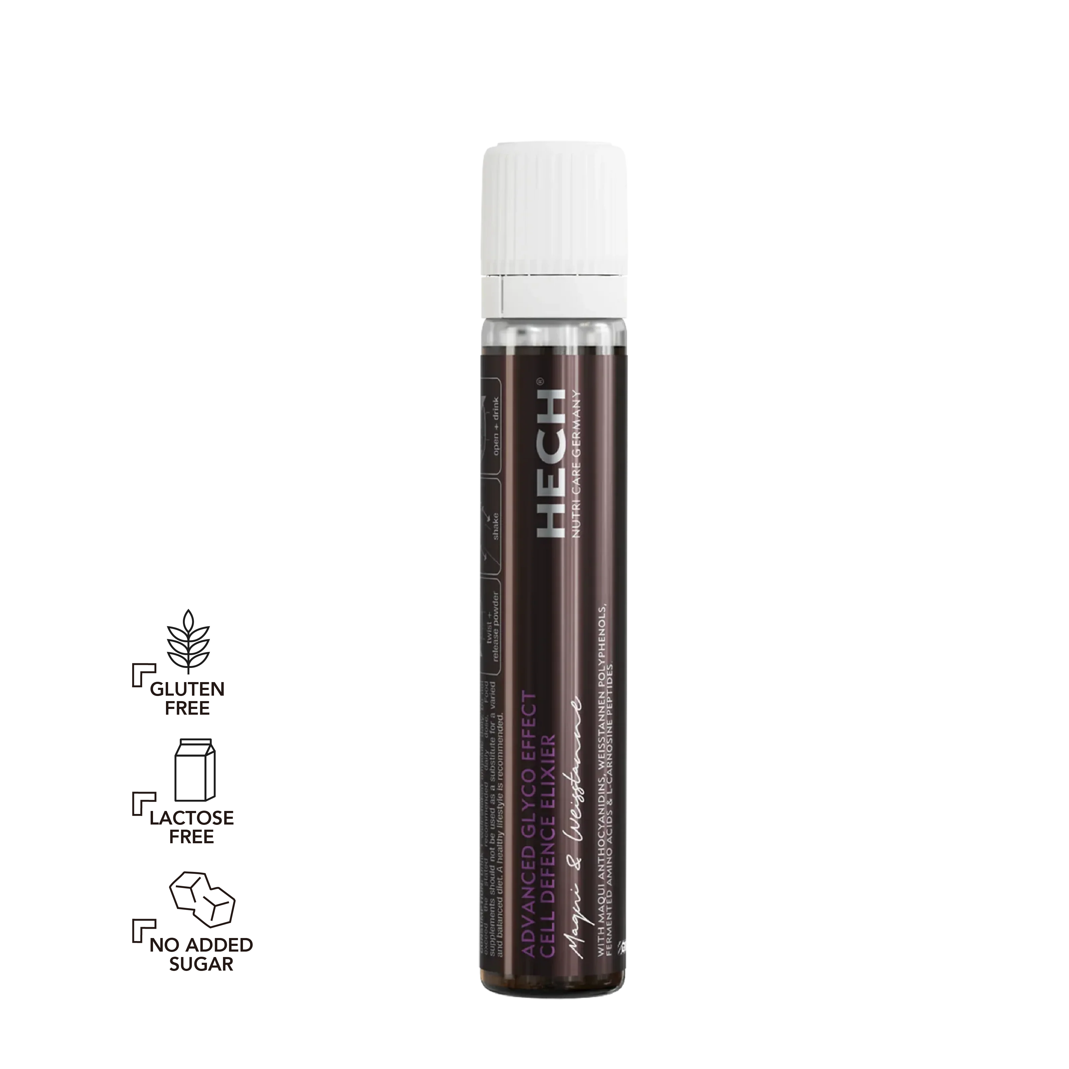 HECH® ADVANCED GLYCO EFFECT <br> CELL DEFENCE ELIXIER <br> 12 Ampoules