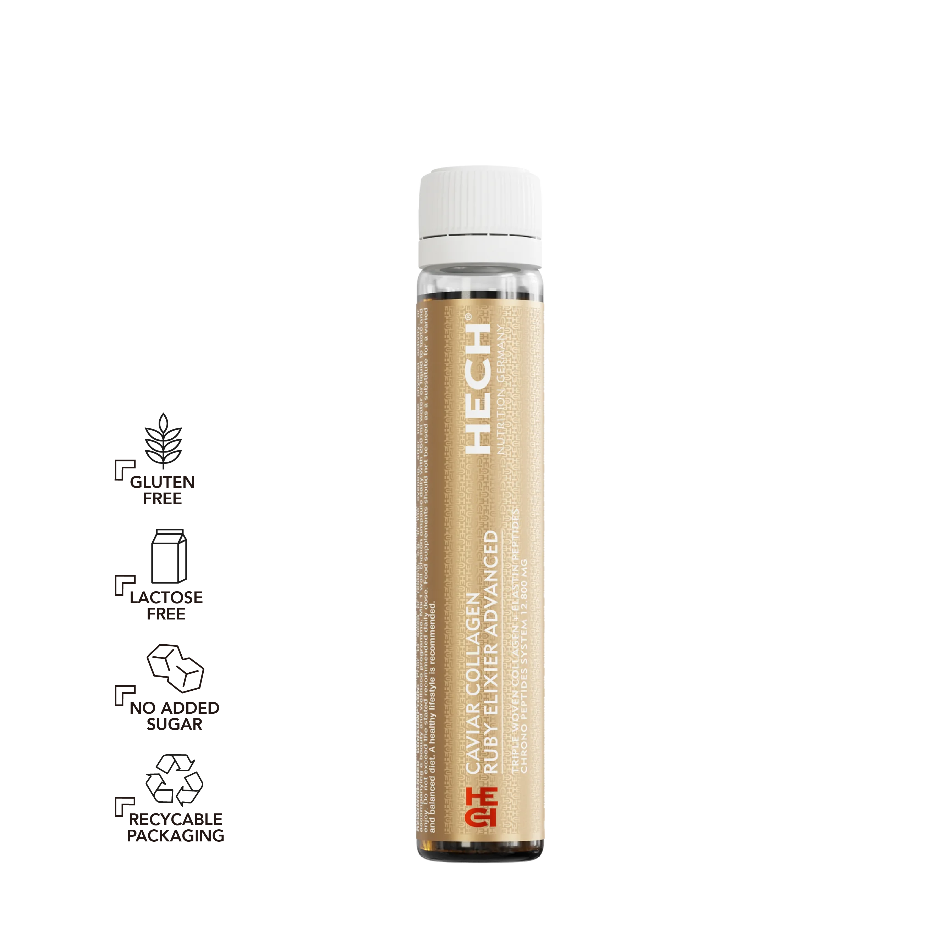 HECH® CAVIAR COLLAGEN RUBY ELIXIER ADVANCED <br> 12 Ampoules