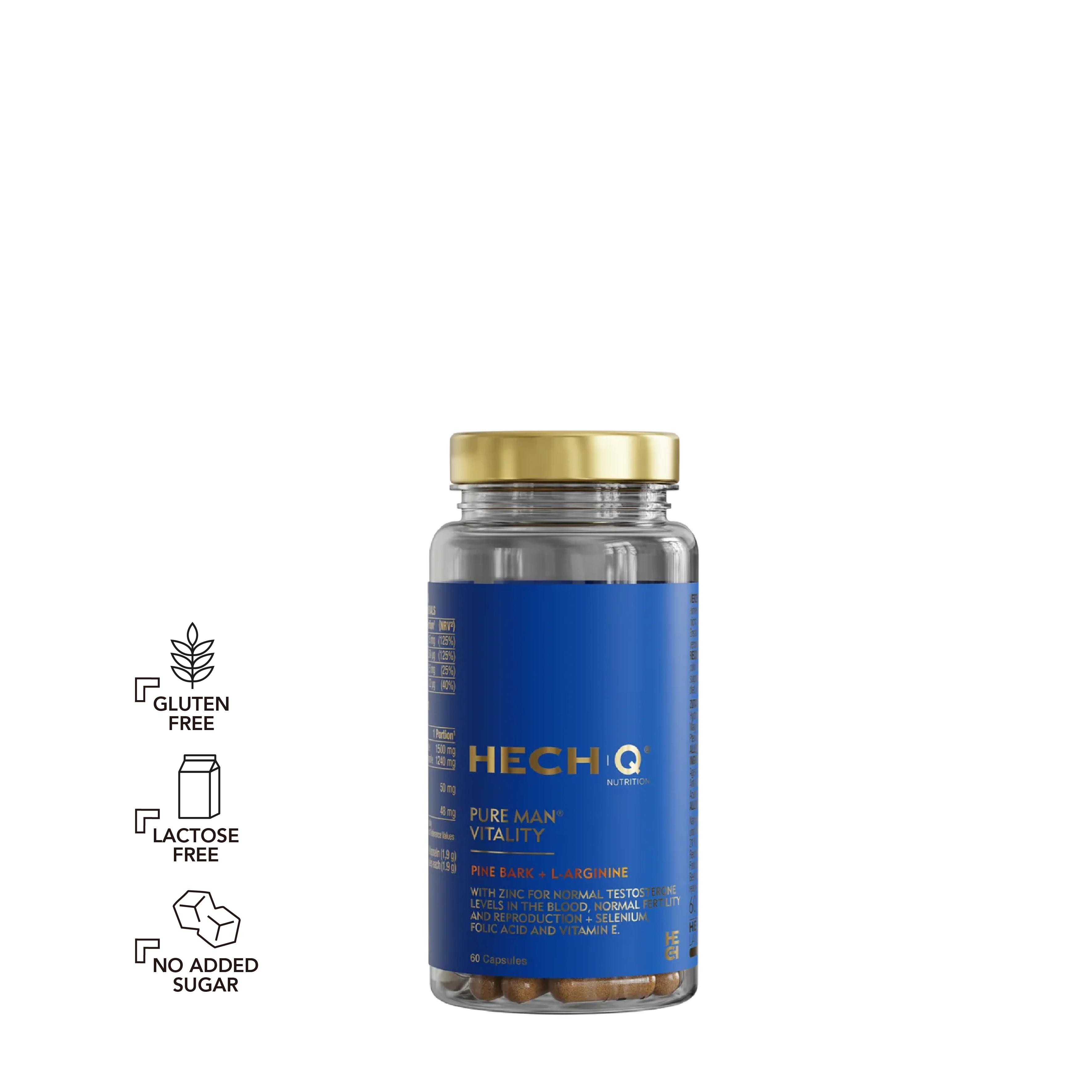 HECH | Q NUTRITION® PURE MAN VITALITY </p> 60 Kapseln