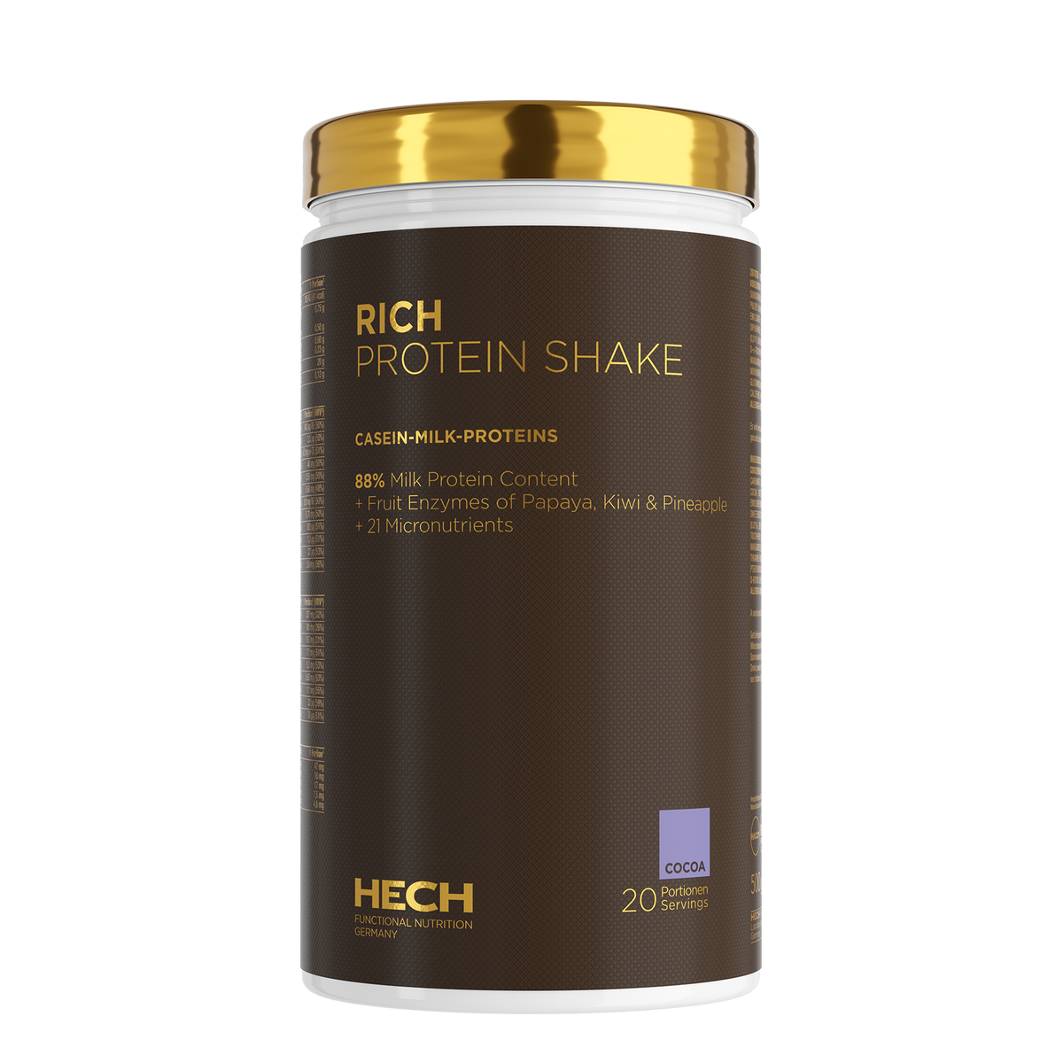 HECH® RICH PROTEIN SHAKE<br> 500 g Pulver