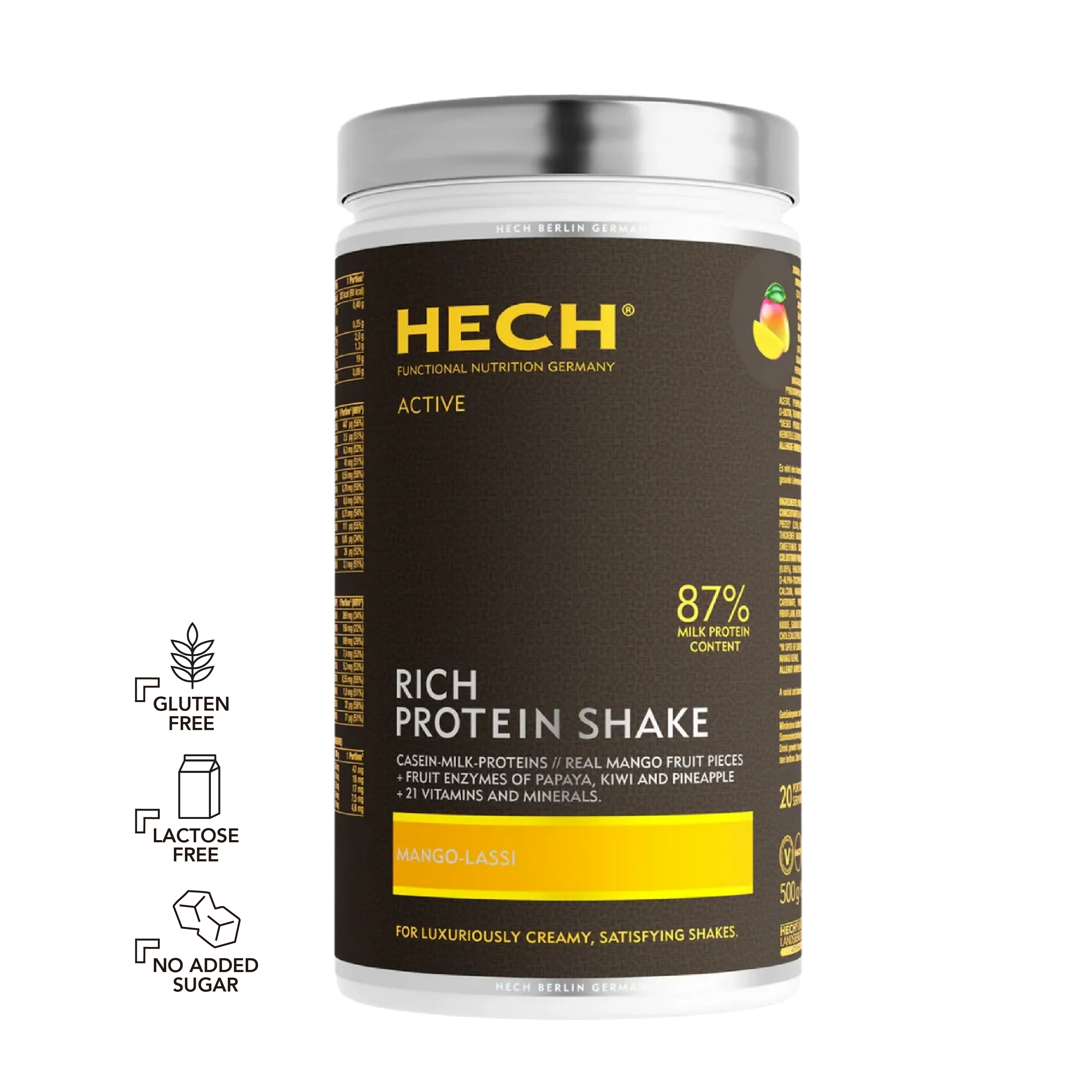 HECH® RICH PROTEIN SHAKE <br> Special Set Price – Limited Time Only <br> 500 g Powder
