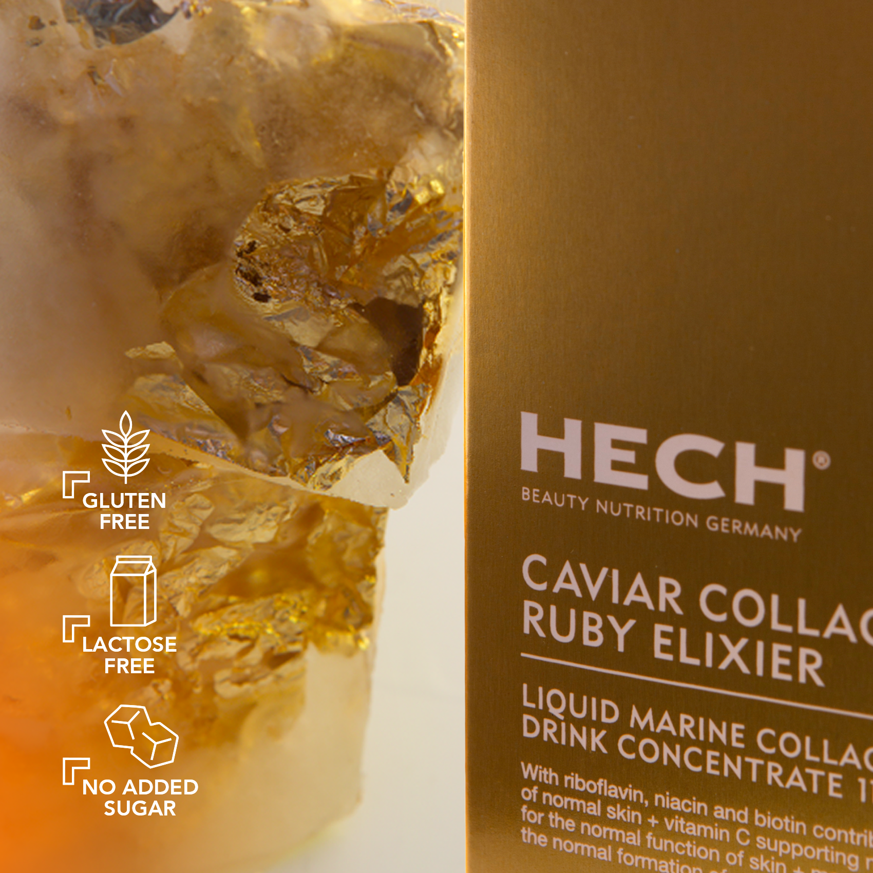 HECH® CAVIAR COLLAGEN RUBY ELIXIER <br>12 Ampullen