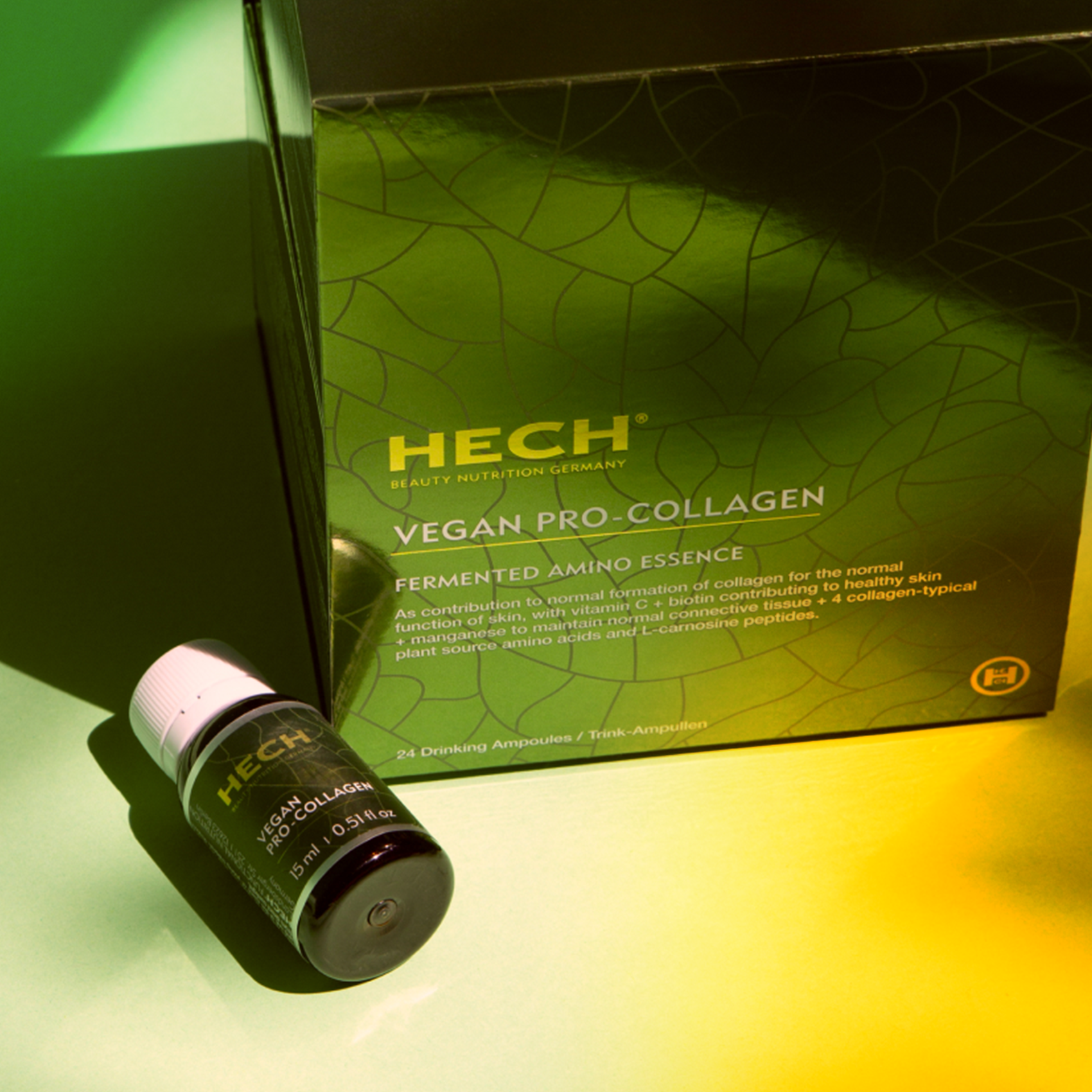HECH® VEGAN AMINO COLLAGEN ELIXIER </p> 24 Ampoules