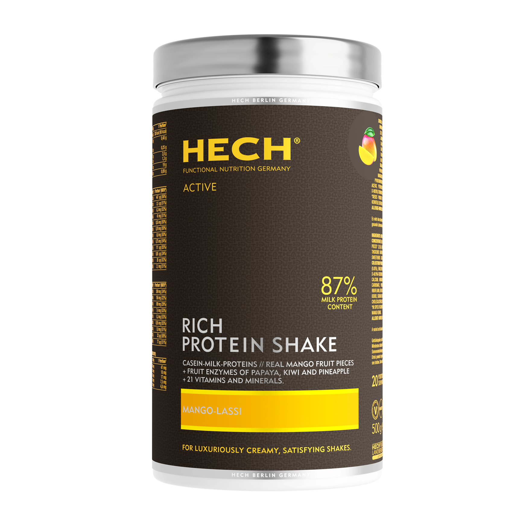 HECH® RICH PROTEIN SHAKE <br> Special Set Price <br> 500 g Powder