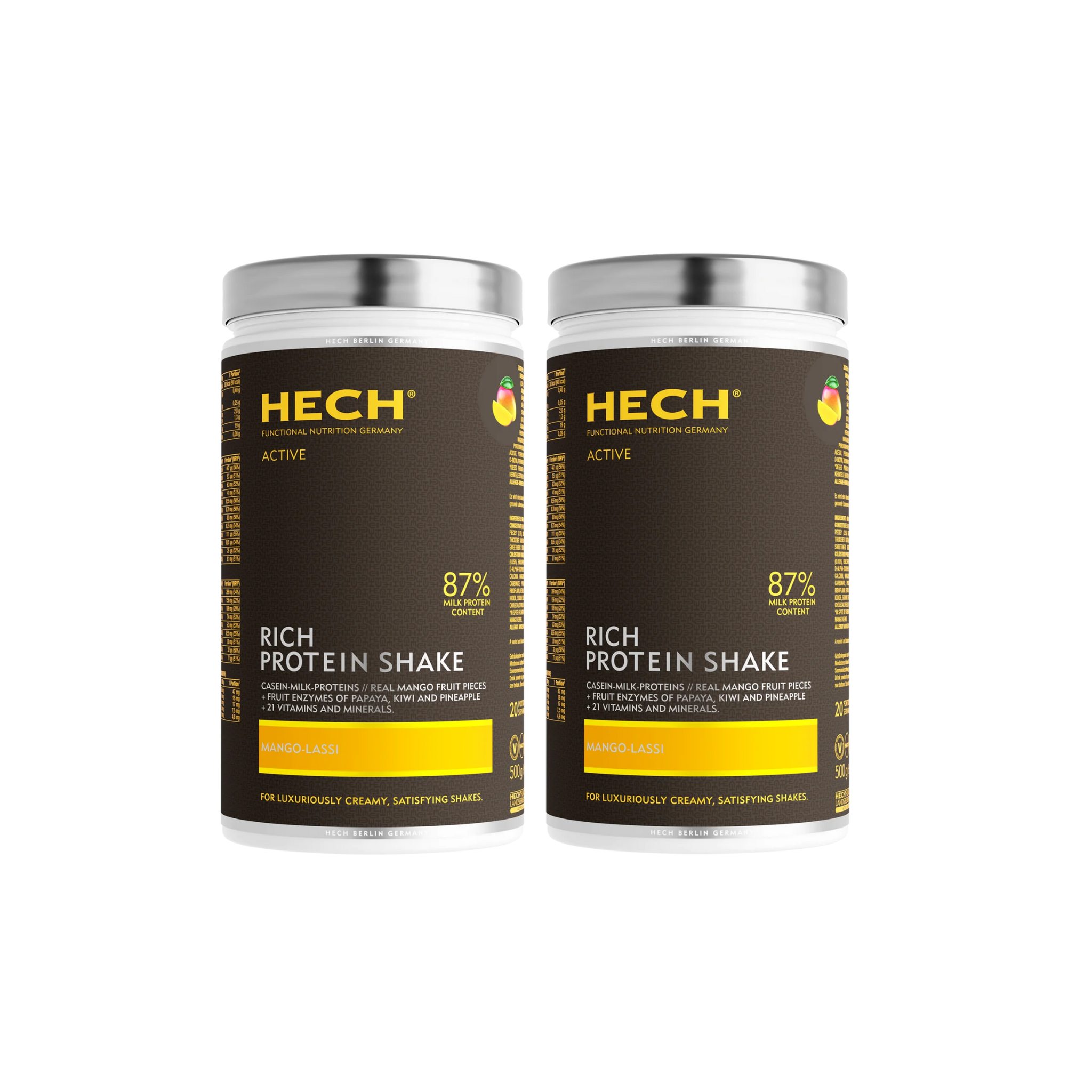 HECH® RICH PROTEIN SHAKE<br> Sonderpreis für Produktset <br> 500 g Pulver
