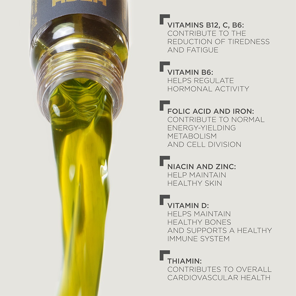 HECH® NADH & SAFFRON BIOACTIVES | EMERALD GREEN ELIXIER <br>24 Ampoules