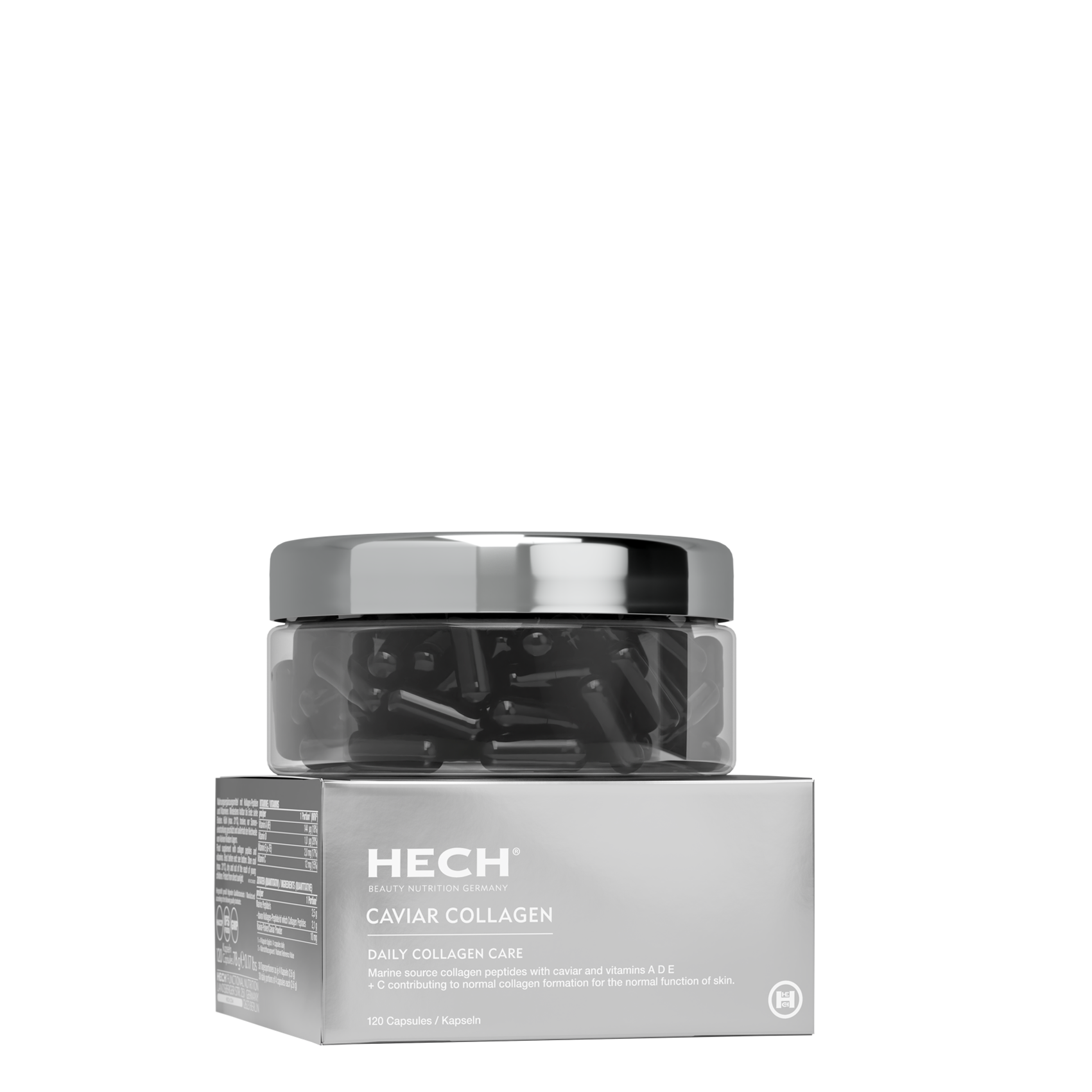 HECH Caviar Collagen Dose mit 120 Kapseln