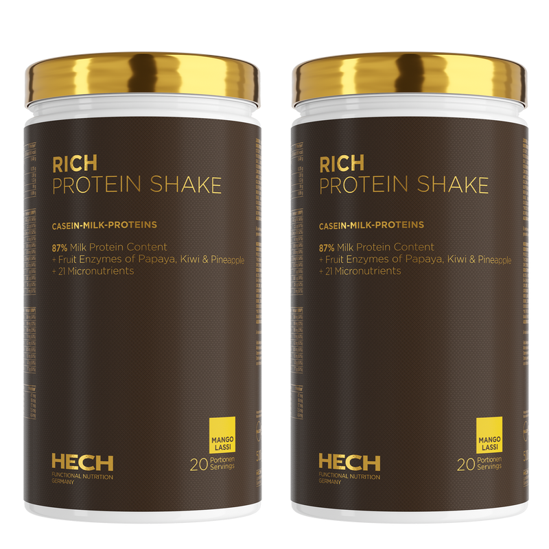 HECH® RICH PROTEIN SHAKE<br> Sonderpreis für Produktset <br> 500 g Pulver
