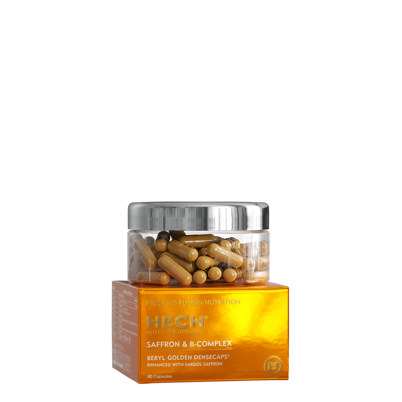 HECH® SAFFRON B-COMPLEX <br> 60 Capsules