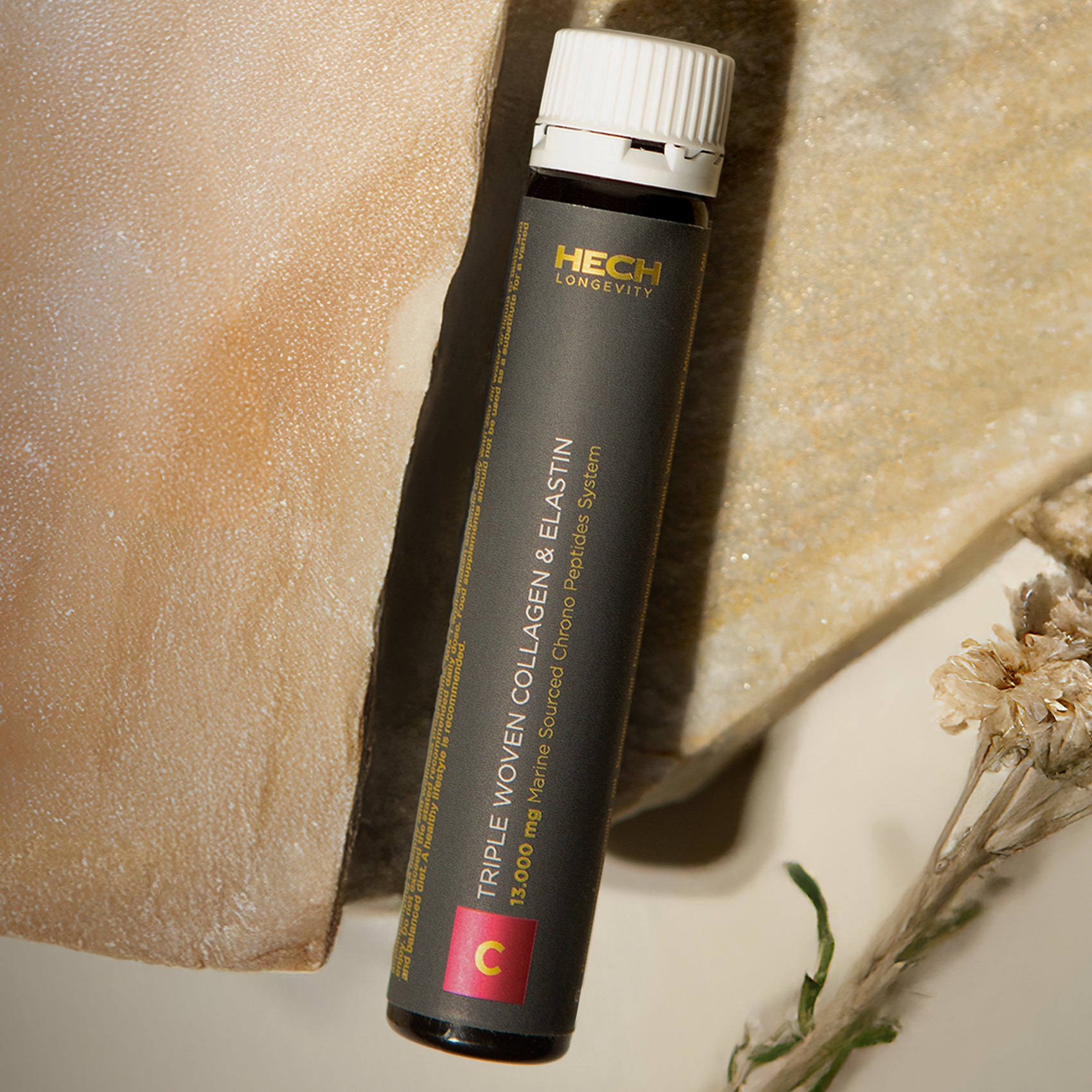 HECH® TRIPLE WOVEN COLLAGEN & ELASTIN | RUBY ADVANCED ELIXIER<br> 24 Ampoules