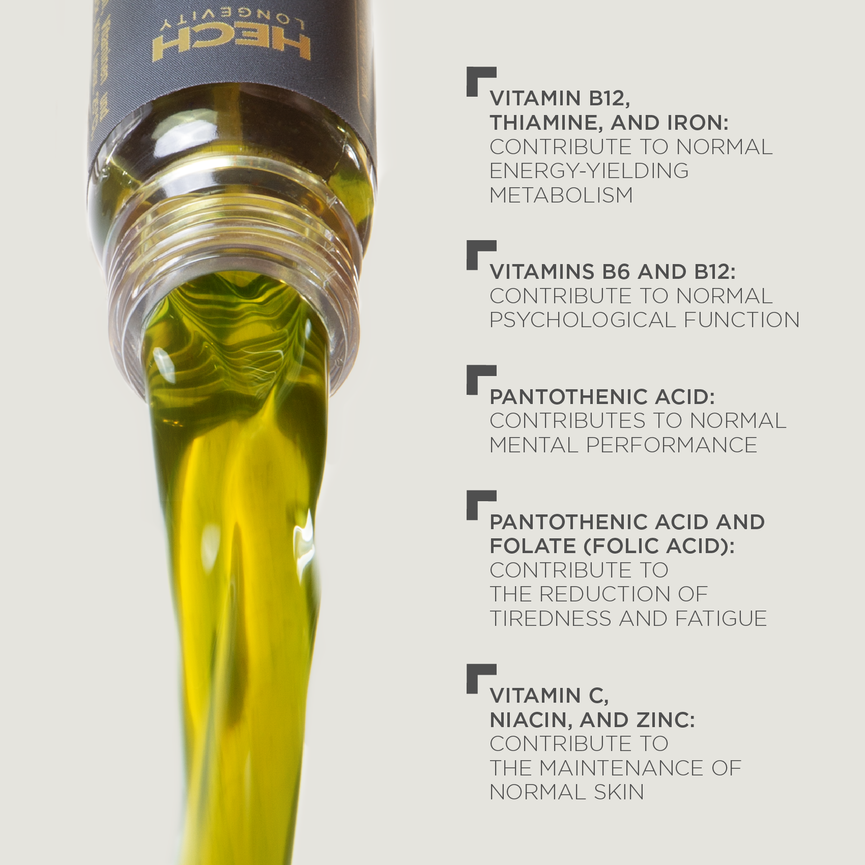 HECH® NADH & SAFFRON BIOACTIVES |  EMERALD GREEN ELIXIER <br> 21 Ampullen