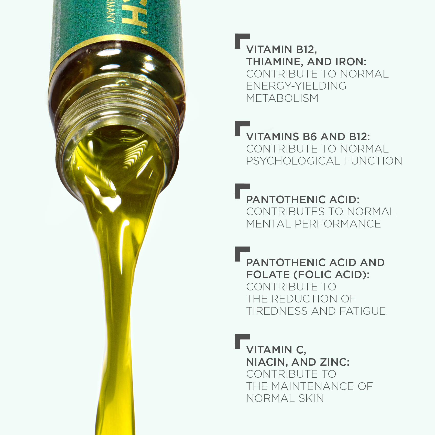 HECH® NICOTINAMIDE & SAFFRON - EMERALD GREEN ELIXIER </p> 12 Ampoules