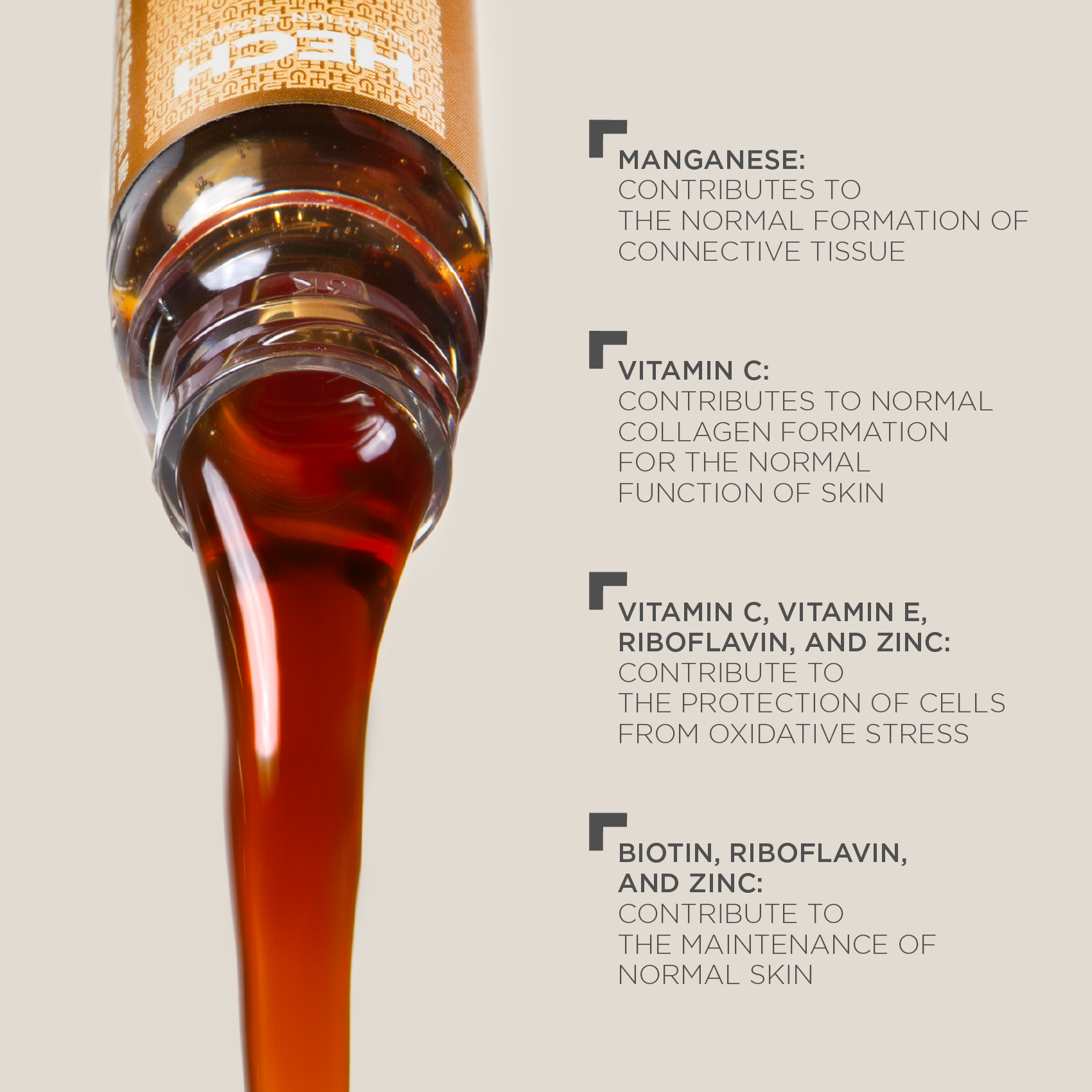 HECH® CAVIAR COLLAGEN RUBY ELIXIER ADVANCED <p>21 Ampoules
