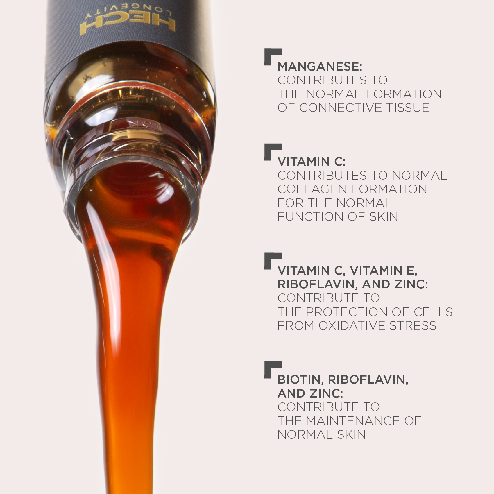 HECH® TRIPLE WOVEN COLLAGEN & ELASTIN | RUBY ADVANCED ELIXIER <br> 21 Ampullen
