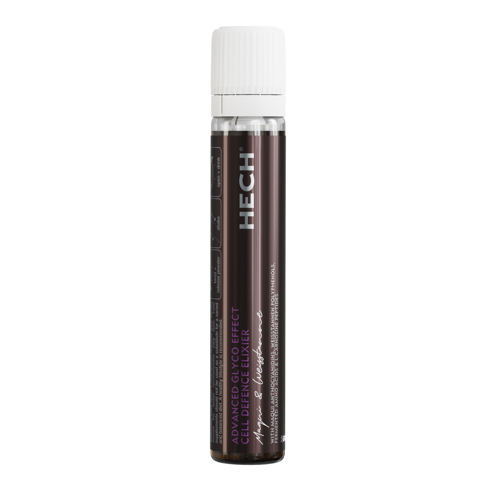 Einzelampulle HECH Advanced Glyco Effect Defence Elixier stehend
