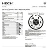 Produktinformationen über HECH Active Delicious Whey Milk Protein Drink Vanille, Laktosefrei