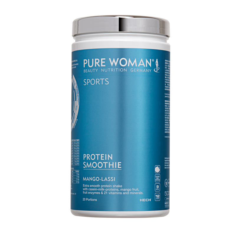 HECH PureWoman Sports Protein Smoothie Mango-Lassi in einer 500g Dose